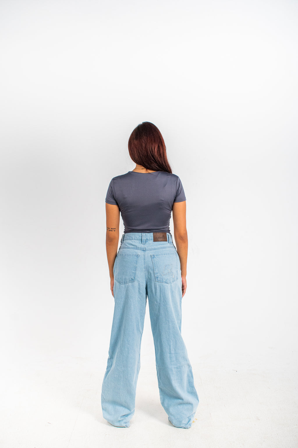 Alienated-icefade washed denim