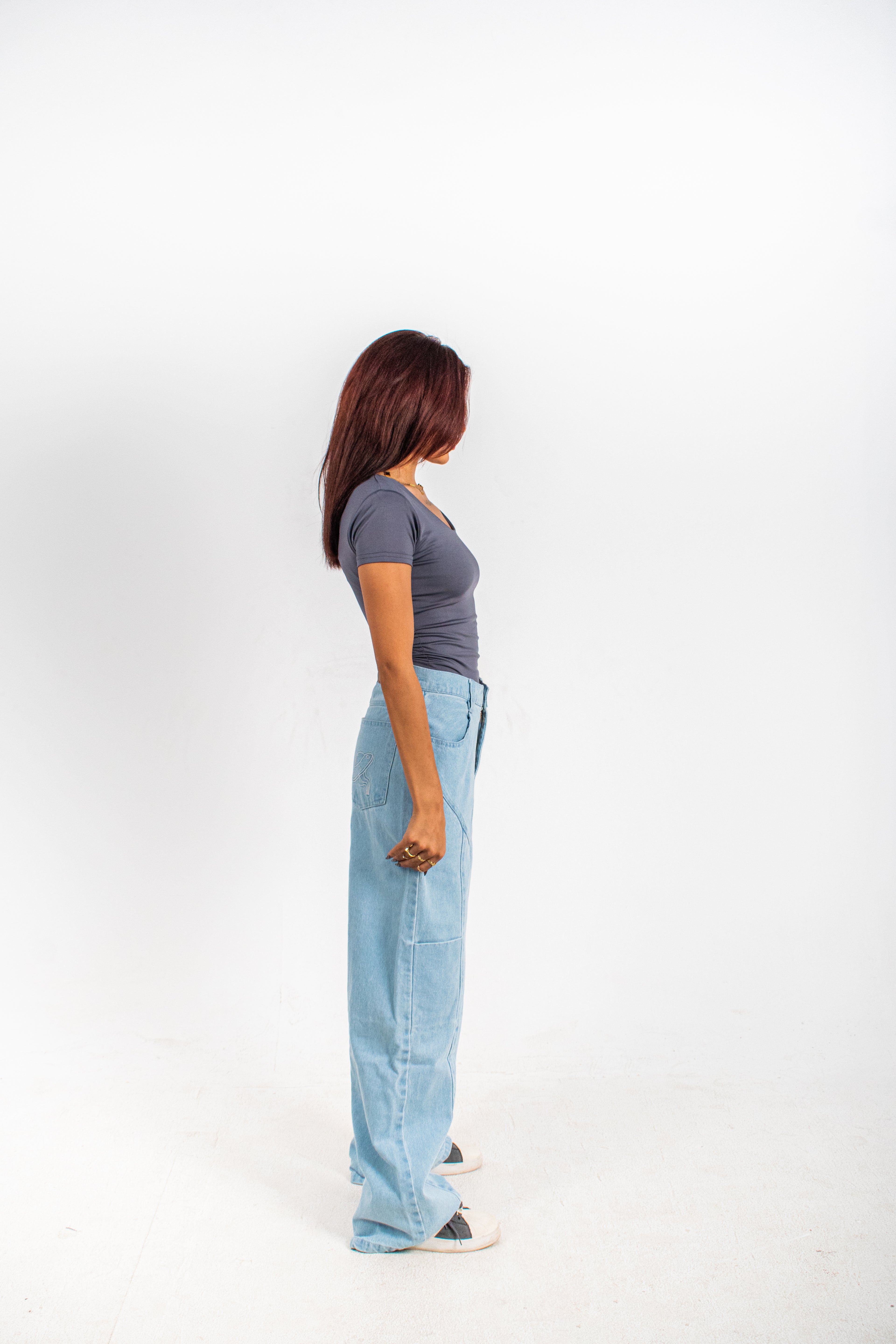Alienated-icefade washed denim