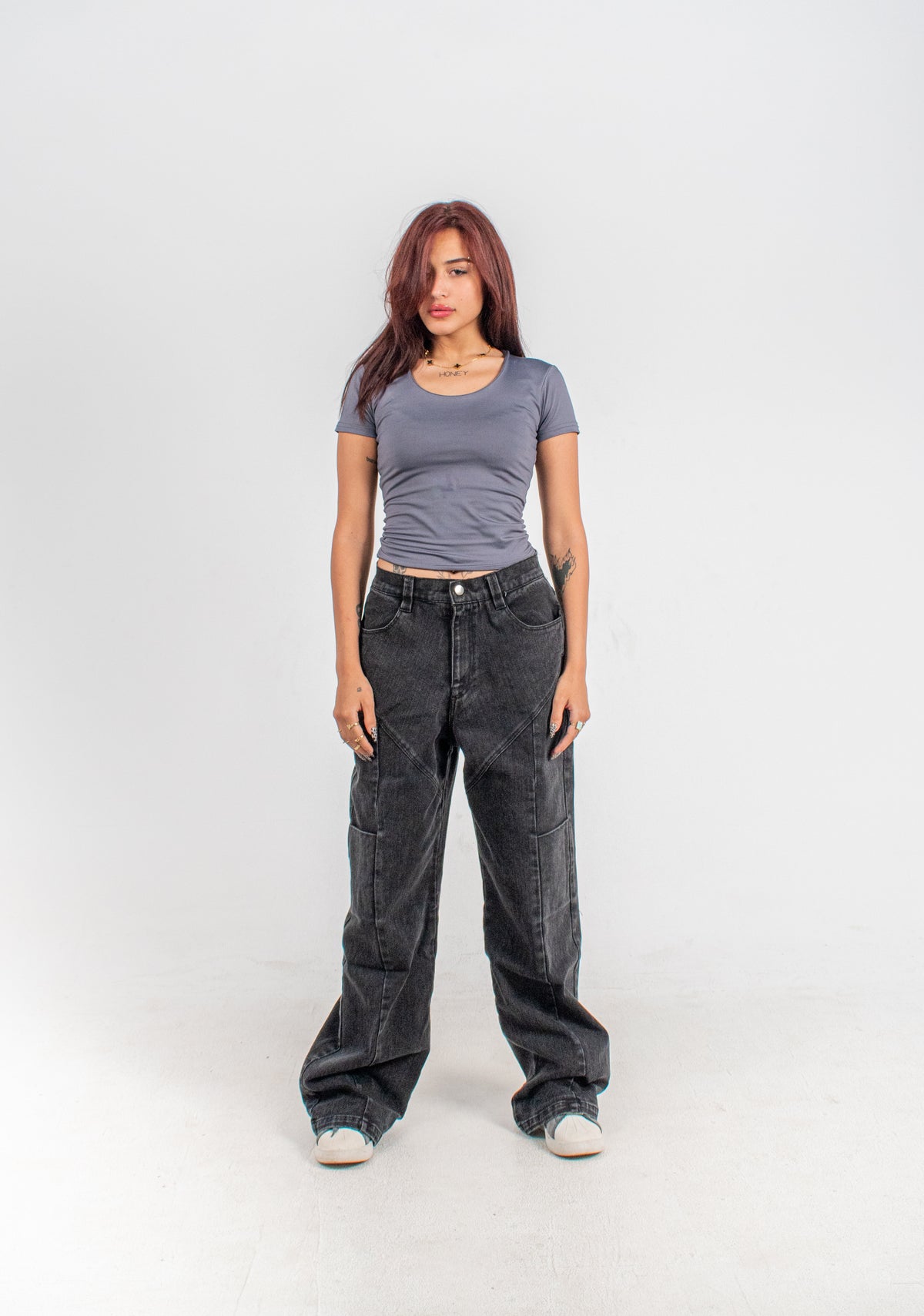 Alienated-blackout washed denim
