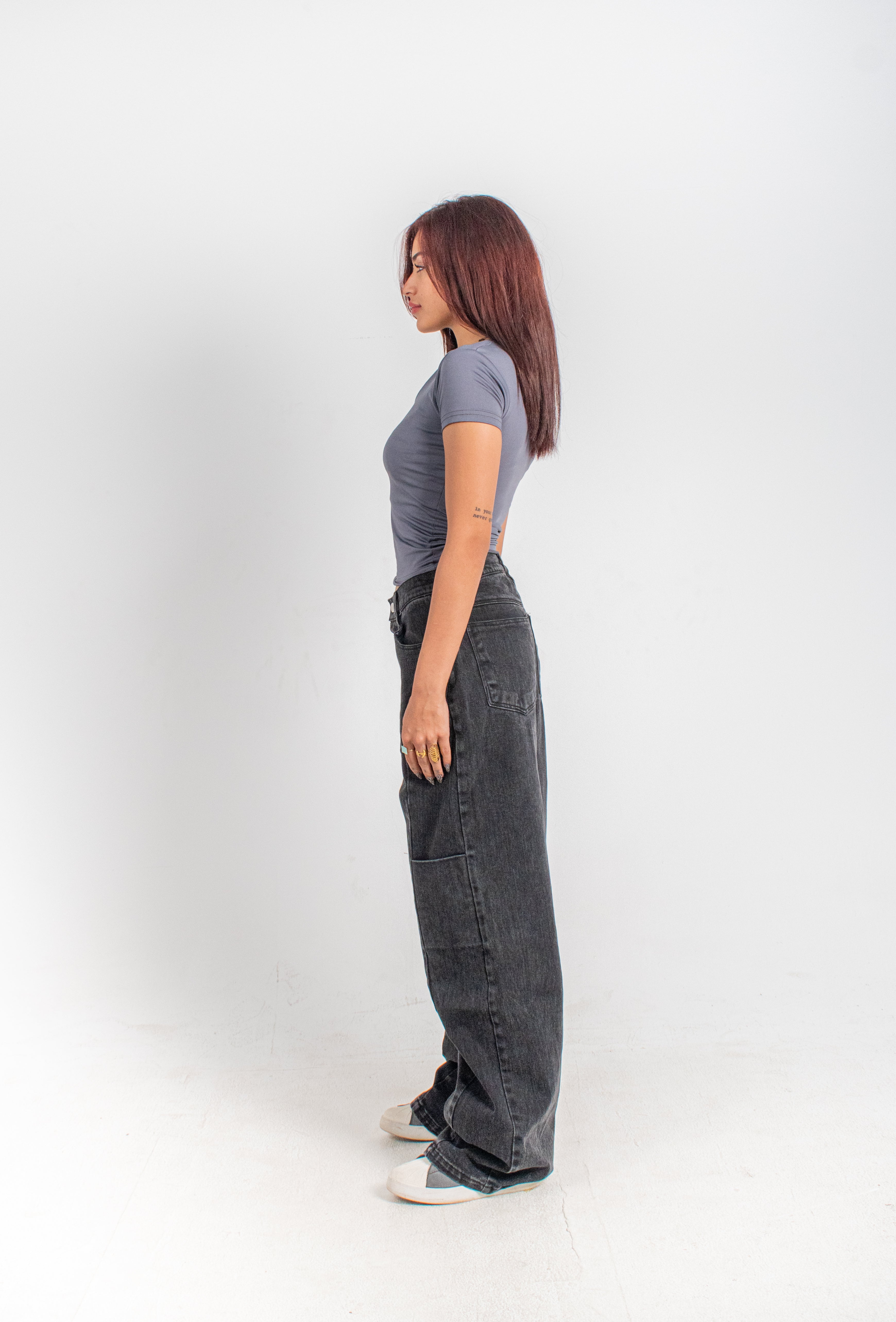Alienated-blackout washed denim