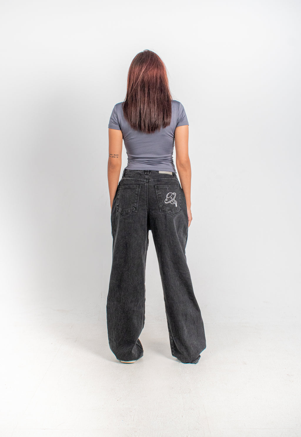 Alienated-blackout washed denim