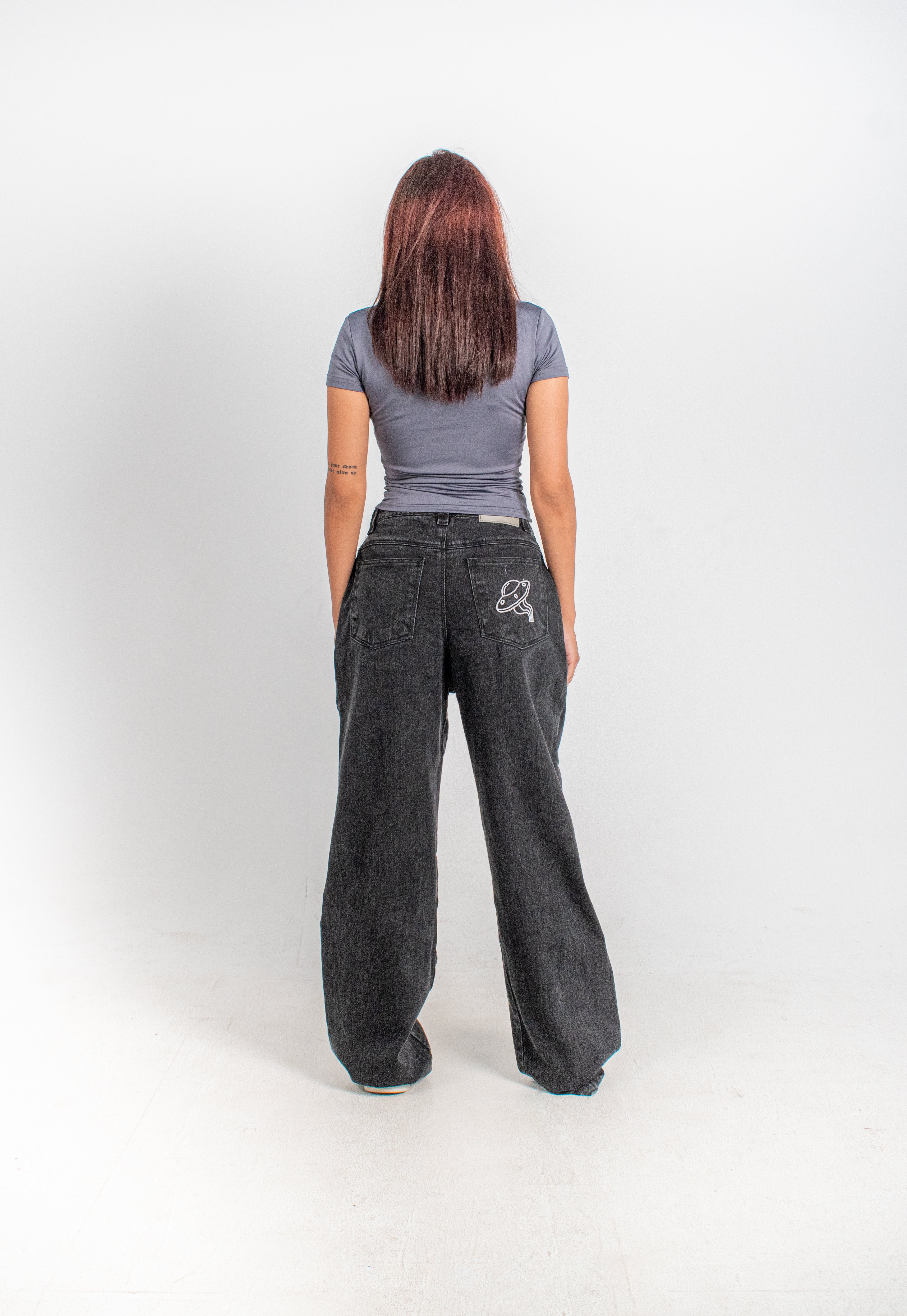Alienated-blackout washed denim